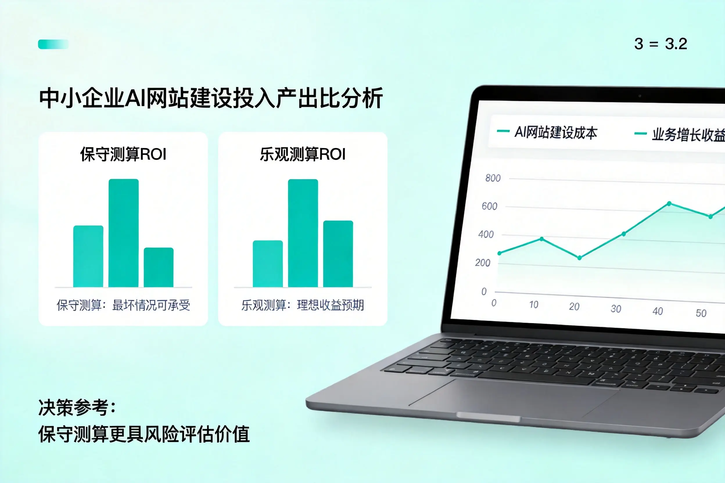 葫芦岛中小企业AI网站建设投入产出比怎么算？先看这份分析