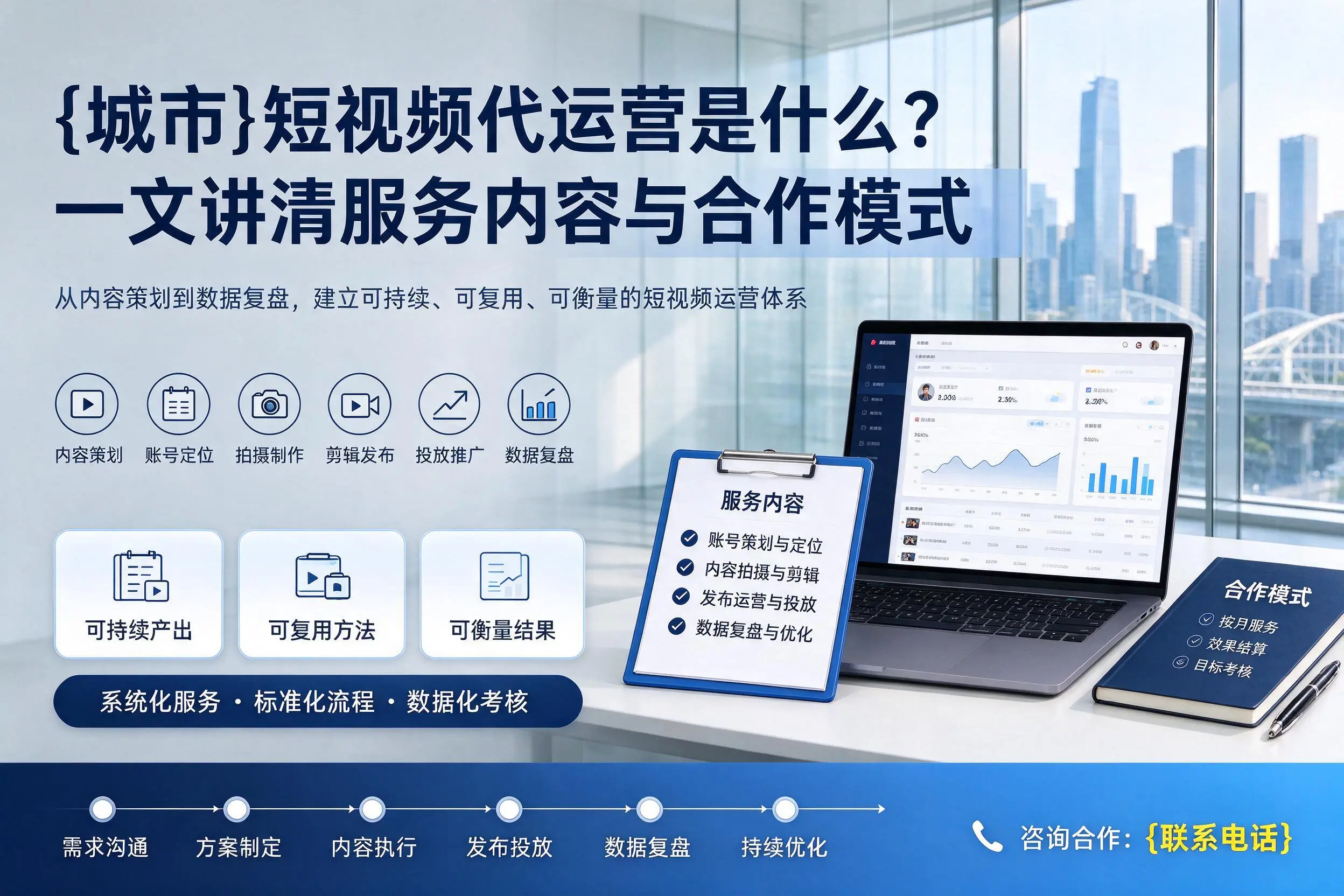 葫芦岛短视频代运营是什么？一文讲清服务内容与合作模式