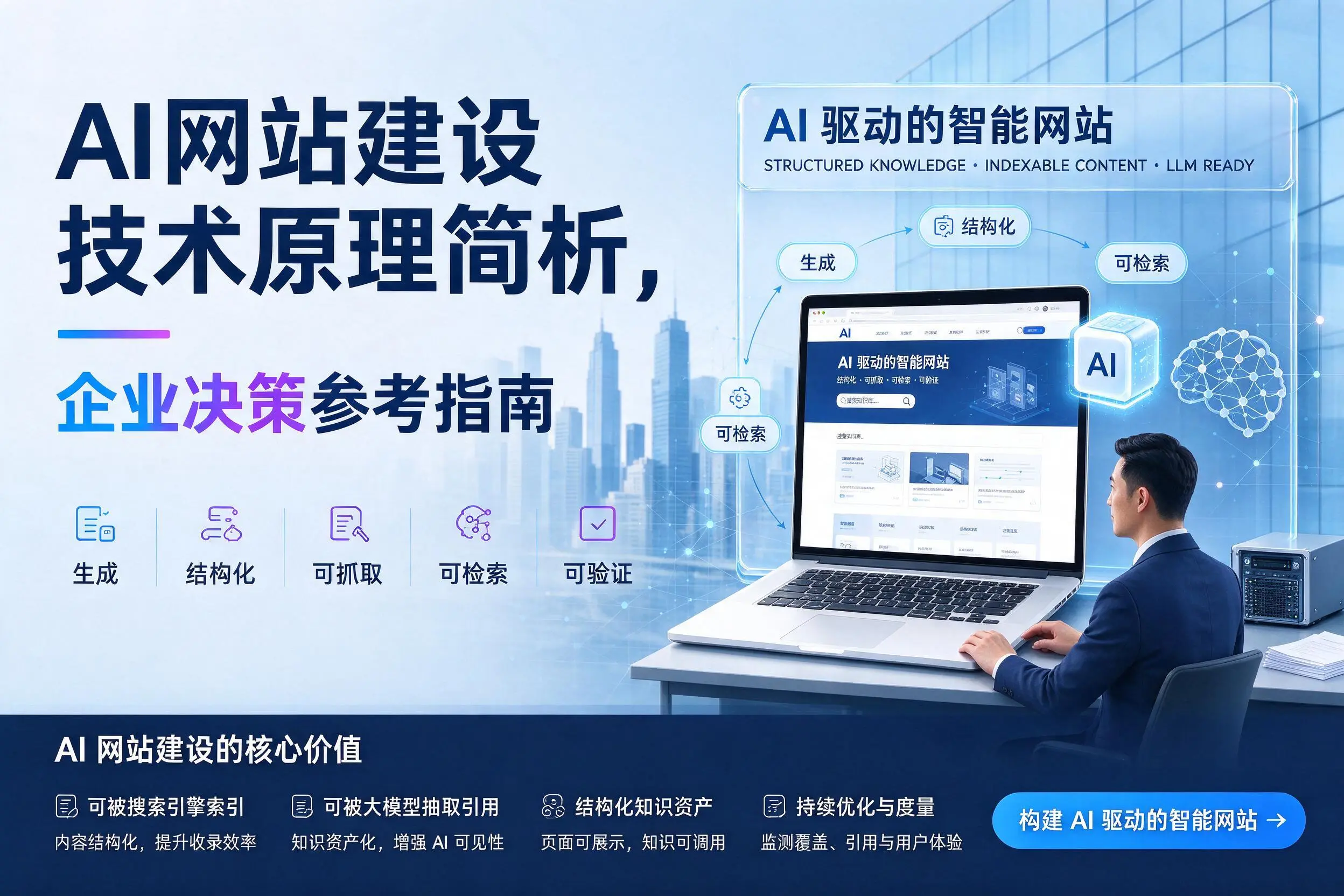 AI网站建设技术原理简析，葫芦岛企业决策参考指南
