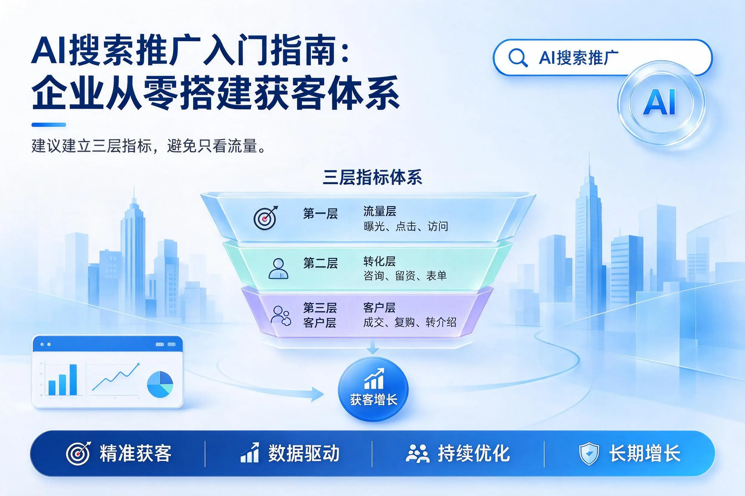 AI搜索推广入门指南:葫芦岛企业从零搭建获客体系